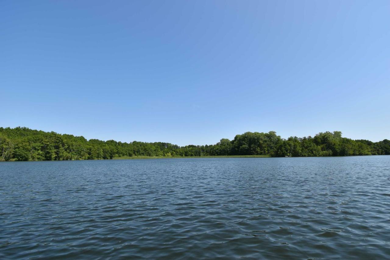 Luxus-See-Domizil mit Sauna, Kamin und Boot-130 qm für 6 Personen Krakow am See Exterior foto